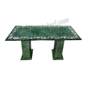 Green Marble Table | Mother of Pearl Table | MOP Table