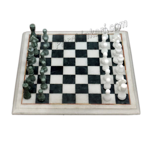 Chess Board in Square Shape in Marble