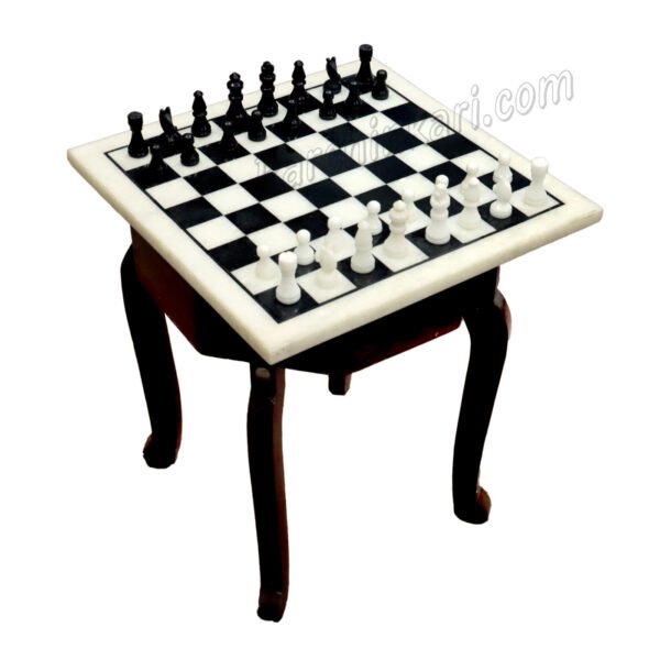 Chess Board in White and Black Color