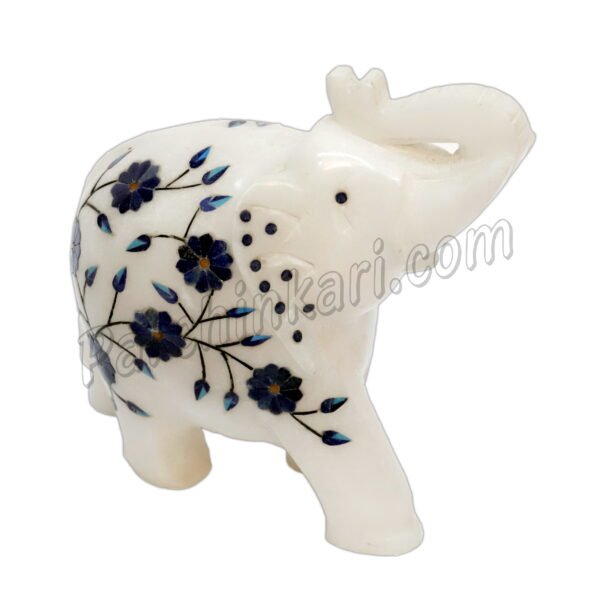 Indian Marble Elephant Figure