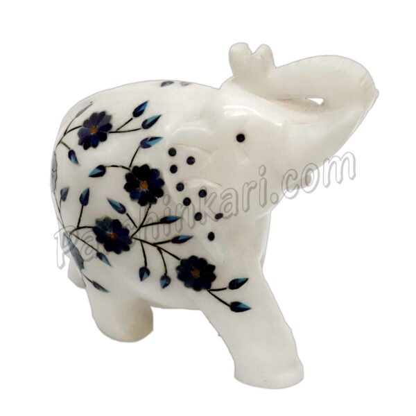 Indian Marble Elephant Figure