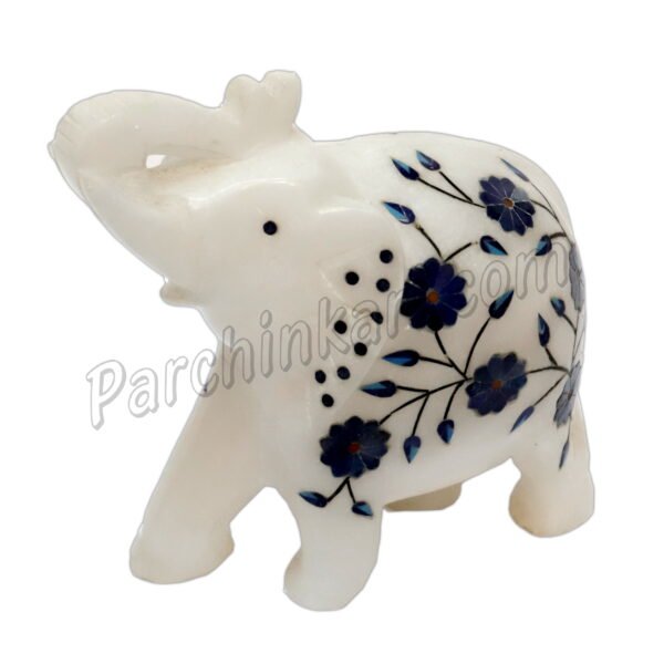 Indian Marble Elephant Figure