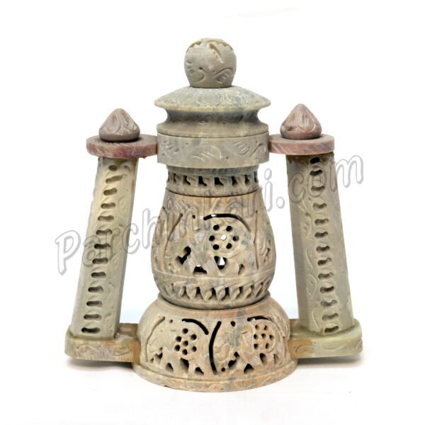 Folding Lantern in Marble Jali Work