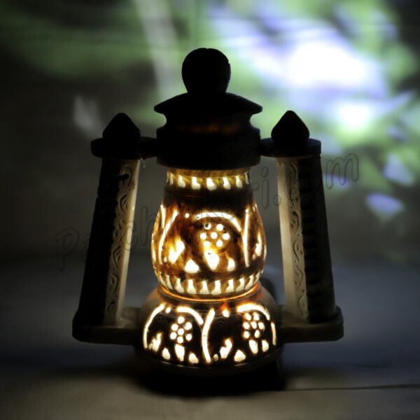 Folding Lantern in Marble Jali Work