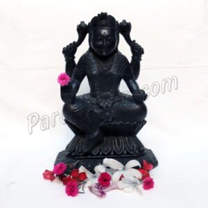 Santoshi Ma Statue in Black Marble Handcrafted