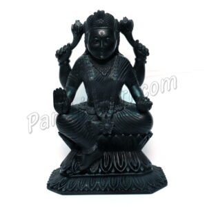 Santoshi Ma Statue in Black Marble Handcrafted