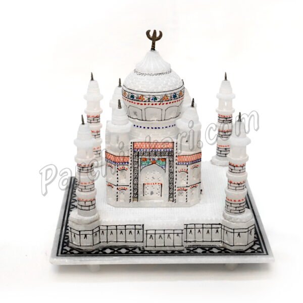 Alabaster Taj Mahal in White Marble